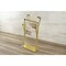 Kingston Brass Freestanding YStyle Towel Rack, Brushed Brass SCC3307 - alternate 3